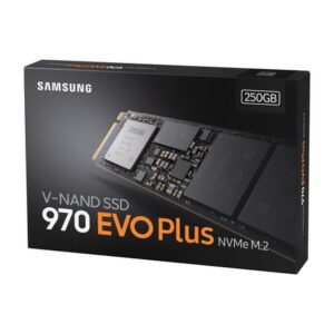 Samsung 970 EVO Plus M.2 250 GB PCI Express 3.0 V-NAND MLC NVMe