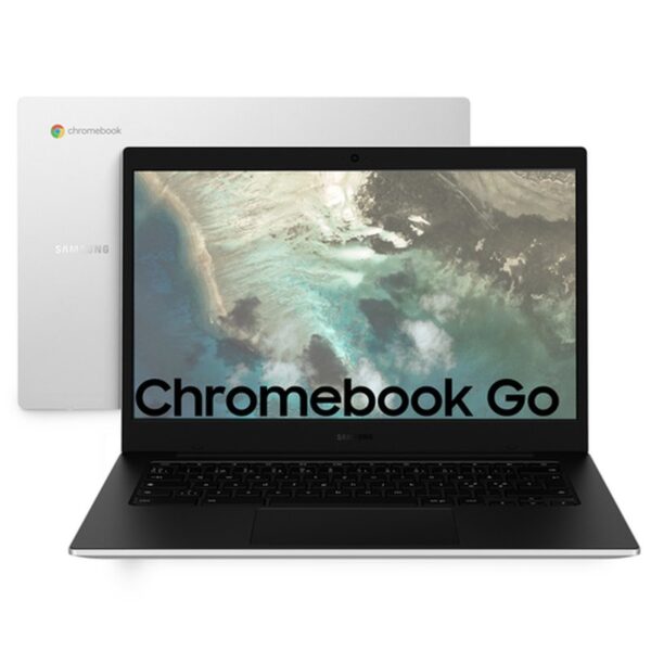 Samsung Chromebook XE340XDA N4500 35,6 cm (14") HD+ Intel® Celeron® N 4 GB LPDDR4x-SDRAM 64 GB eMMC Wi-Fi 6 (802.11ax) ChromeOS Cromo
