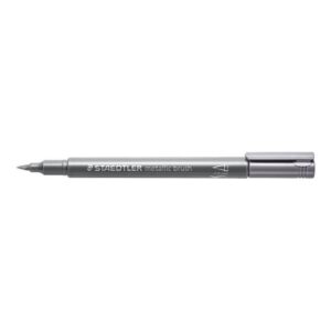 Staedtler 8321 marcador 1 pieza(s) Punta de pincel Plata | PACK 10 UNIDADES