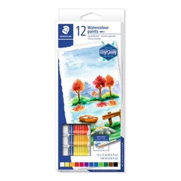 Staedtler 8880 pintura a base de agua Multi 12 ml Tubo 12 pieza(s)