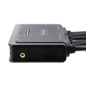 StarTech.com C2-DH46-UA2-CBL-KVM interruptor KVM Negro StarTech.com C2-DH46-UA2-CBL-KVM interruptor KVM Negro
