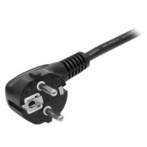 StarTech.com Cable de 2m de Alimentación para Ordenador, 18AWG, EU Schuko a C13, 10A 250V, Negro, Cable de Repuesto, Cable de Corriente para PC, Cable para Monitor, UL, Cable para Europa
