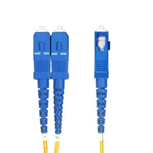 Alternative view of StarTech.com Cable de Fibra Óptica LC a SC (UPC) OS2 Monomodo 9/125µm 10G LSZH Dúplex de 5m - Low Insertion Loss - Resistente a Dobleces - Cable de Conexión de Parcheo LSZH