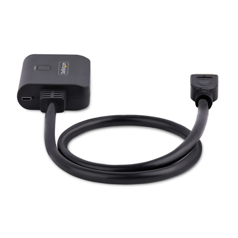 StarTech.com Divisor HDMI de 2 Puertos - Multiplicador HDMI 2.0 de 2 Puertos 4K60 - Splitter HDMI 2 Puertos de Entrada 1 de Salida - HDR/HDCP con Cable HDMI Incorporado de 50cm - Imagen 4