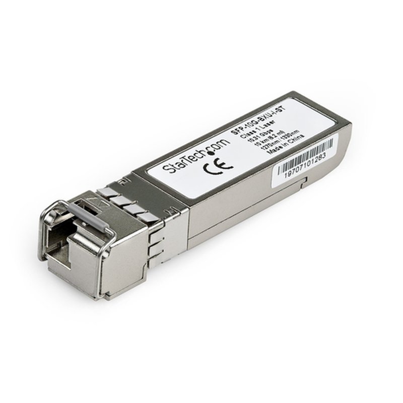 StarTech.com Módulo Transceptor SFP+ Compatible con el Modelo SFP-10G-BXU-I de de Cisco - 10GBASE-BX - Fibra BiDi Ethernet Gigabit Monomodo (SMF) de 10 GbE