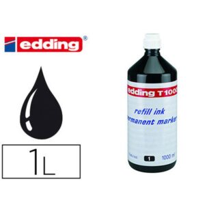 Alternative view of FRASCO TINTA T 1000 PARA RELLENAR 1000ML NEGRO EDDING T1000-01