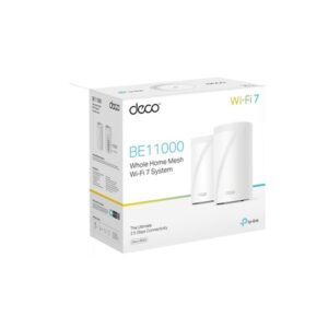 TP-Link Deco BE65 Tribanda (2.4 GHz / 5 GHz / 6 GHz) Wi-Fi 7 (802.11be) Blanco 4 Interno