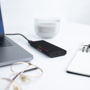 TooQ Shinobi Caja externa para unidad de estado sólido (SSD) Negro M.2