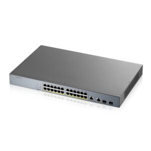 Zyxel GS1350-26HP-EU0101F switch Gestionado L2 Gigabit Ethernet (10/100/1000) Energía sobre Ethernet (PoE) Gris