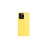 FUNDA IPHONE 14 PRO MAX APPLE SILICONA CANARY YELLOW MAGSAFE