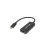 ADAPTADOR USB LANBERG USB-C M 3.1 A DISPLAYPORT H 15CM NEGRO ADAPTADOR USB LANBERG USB-C M 3.1 A DISPLAYPORT H 15CM NEGRO