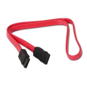 Alternative view of AISENS A130-0153 cable de SATA 0,5 m SATA 7-pin Negro, Rojo