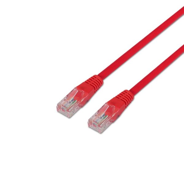 AISENS A133-0188 cable de red Rojo 1 m Cat5e U/UTP (UTP)