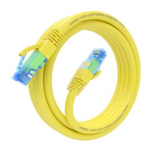 Alternative view of AISENS Cable De Red Latiguillo RJ45 Cat.6 UTP AWG26 CCA, Amarillo, 3.0 m