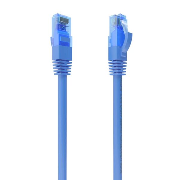 AISENS Cable De Red Latiguillo RJ45 Cat.6 UTP AWG26 CCA, Azul, 0.75 m