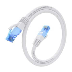 AISENS Cable De Red Latiguillo RJ45 Cat.6 UTP AWG26 CCA, Blanco, 30 cm