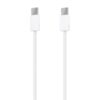 AISENS Cable USB 2.0 3A 60W Apple, tipo USB-C/M-USB-C/M, Blanco, 1.0m