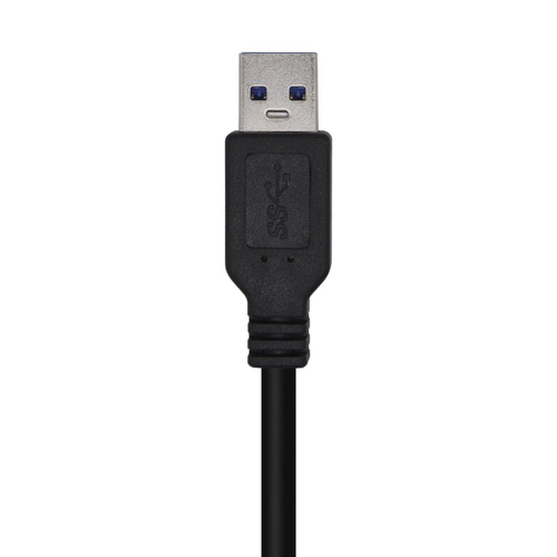 AISENS Cable USB 3.0, Tipo A/M-A/M, Negro, 2.0m - Imagen 2