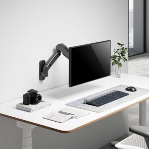 AISENS Soporte De Pared Pro Contrapeso Giratorio E Inclinable Para Monitor/tv 9kg (3 Pivotes, 1 Brazo) De 17-32, Negro