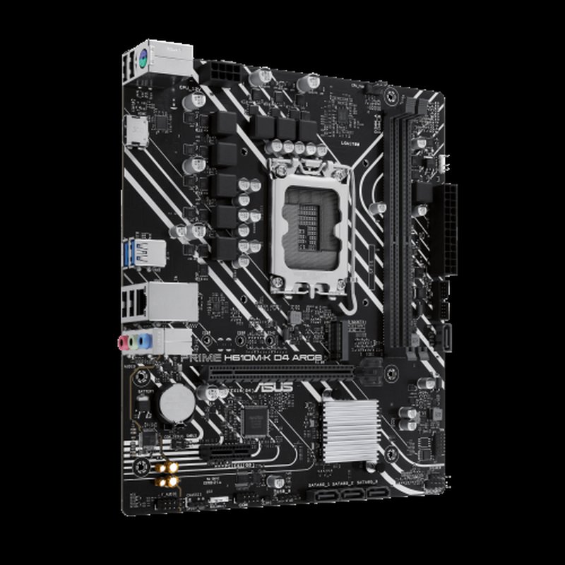 ASUS PRIME H610M-K D4 ARGB Intel H610 LGA 1700 micro ATX - Imagen 3