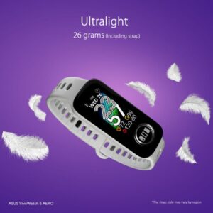 ASUS VivoWatch 5 AERO (HC-C05) PMOLED Pulsera de actividad 2,44 cm (0.96") IP68 Gris ASUS VivoWatch 5 AERO (HC-C05) PMOLED Pulsera de actividad 2,44 cm (0.96") IP68 Gris