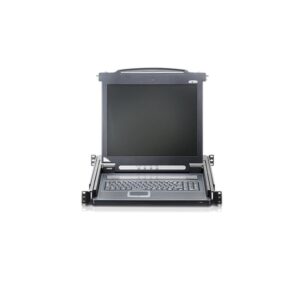 ATEN CONSOLA CL1000M (SPANISH KEYBOARD / 2X-K06 SG) SINGLE RAIL 17" LCD CONSOLE (USB - VGA)