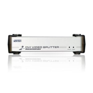 ATEN Distribuidor DVI/Audio de 2 puertos