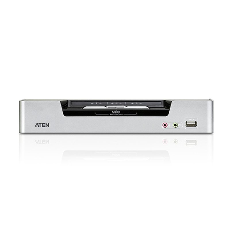 ATEN Switch KVMP™ DVI/Audio dual link/dual display USB de 2 puertos - Imagen 3