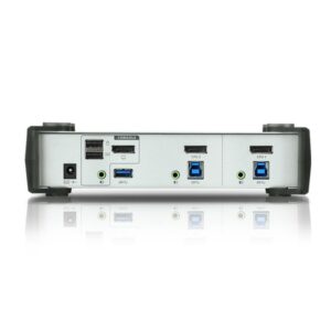 ATEN Switch KVMP™ DisplayPort USB 3.0 de 2 puertos (cables incluidos)