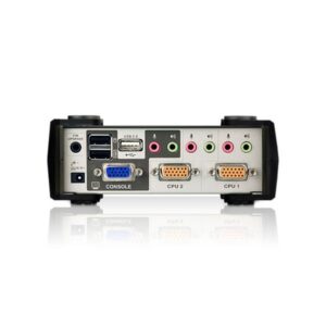 ATEN Switch KVMP™ VGA/Audio PS/2-USB de 2 puertos con OSD