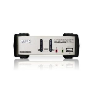 ATEN Switch KVMP™ VGA/Audio PS/2-USB de 2 puertos con OSD
