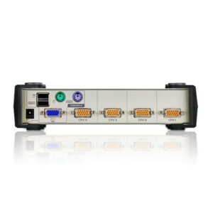 ATEN Switch KVM VGA PS/2-USB de 4 puertos