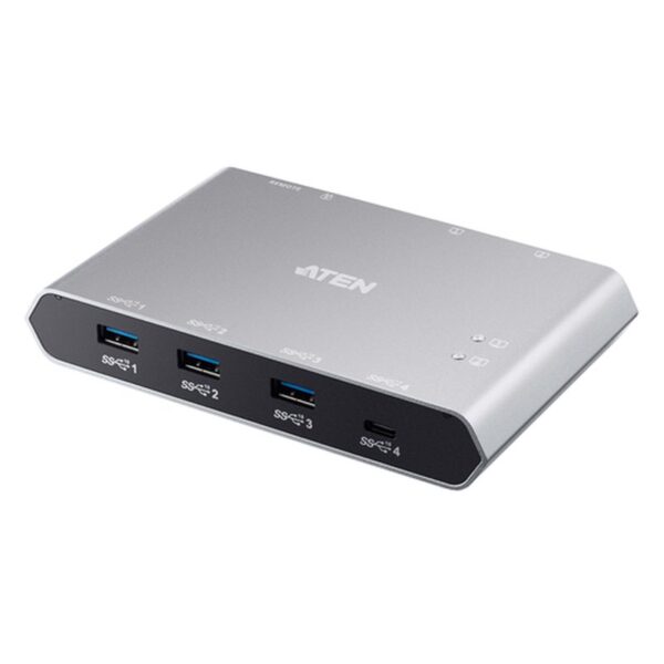 ATEN Switch de periféricos USB-C Gen2 de 2 puertos con power pass-through