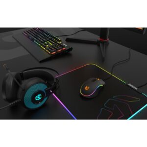Krom Knout RGB Negro Alfombrilla de ratón para juegos Krom Knout RGB Negro Alfombrilla de ratón para juegos