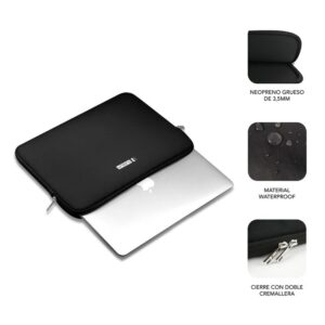 Alternative view of FUNDA PORTATIL SUBBLIM BUSINESS SLEEVE V2 15.6" BLACK