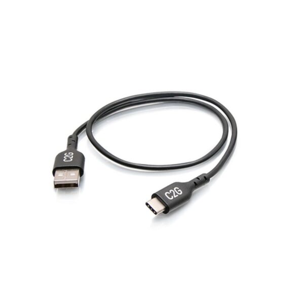 C2G C2G28884 cable USB 0,46 m USB 2.0 USB C USB A Negro
