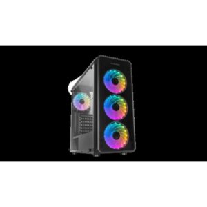 CAJA MEDIATORRE ATX NOX HUMMER TGM RAINBOW RGB BLACK CAJA MEDIATORRE ATX NOX HUMMER TGM RAINBOW RGB BLACK