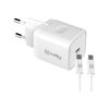 Celly TC1C20WTYPECWH cargador de dispositivo móvil Universal Blanco Corriente alterna Interior