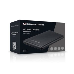 Conceptronic HDE02B caja para disco duro externo Caja de disco duro (HDD) Negro 2.5" Conceptronic HDE02B caja para disco duro externo Caja de disco duro (HDD) Negro 2.5"