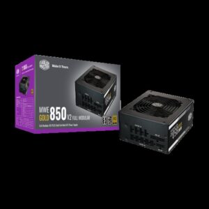 Cooler Master MWE Gold 850 V2 ATX 3.0 Ready unidad de fuente de alimentación 850 W 24-pin ATX Negro