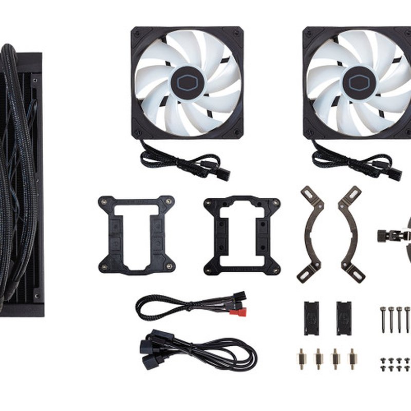 Cooler Master MasterLiquid 240L Core ARGB Carcasa del ordenador, Procesador Kit de refrigeración líquida 12 cm Negro - Imagen 6