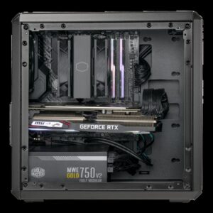 Cooler Master Q300L V2 Mini Tower Negro, Transparente