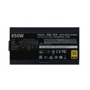 Cooler Master V850 Gold-V2 unidad de fuente de alimentación 850 W 24-pin ATX ATX Negro