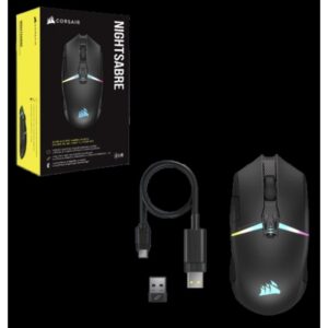 Corsair CH-931B011-EU ratón mano derecha RF Wireless + Bluetooth Óptico 26000 DPI