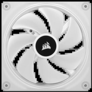 Corsair CO-9051008-WW sistema de refrigeración para ordenador Carcasa del ordenador Ventilador 14 cm Blanco 2 pieza(s)