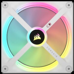 Corsair CO-9051008-WW sistema de refrigeración para ordenador Carcasa del ordenador Ventilador 14 cm Blanco 2 pieza(s)