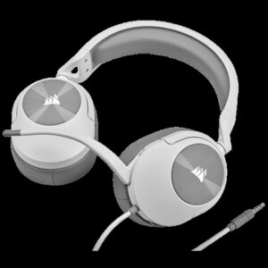 Corsair HS55 STEREO Auriculares Alámbrico De mano Juego Blanco