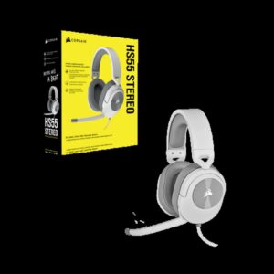Corsair HS55 STEREO Auriculares Alámbrico De mano Juego Blanco