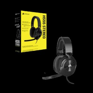 Corsair HS55 STEREO Auriculares Alámbrico De mano Juego Carbono