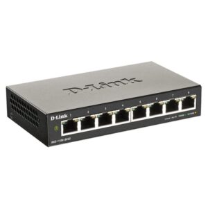 D-Link DGS-1100-08V2 switch Gestionado L2 Gigabit Ethernet (10/100/1000) Negro